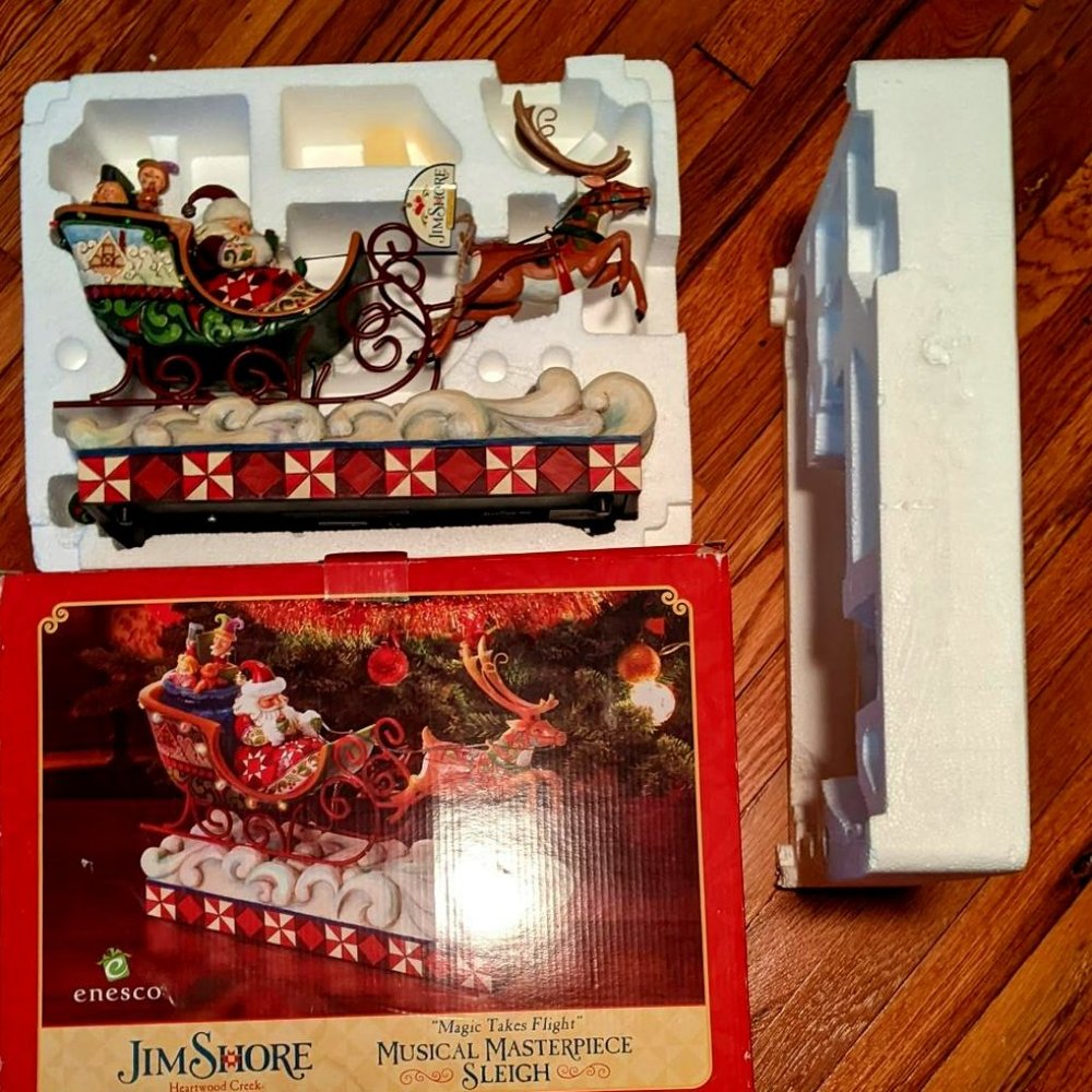 Jim Shore Musical Masterpiece Sleigh